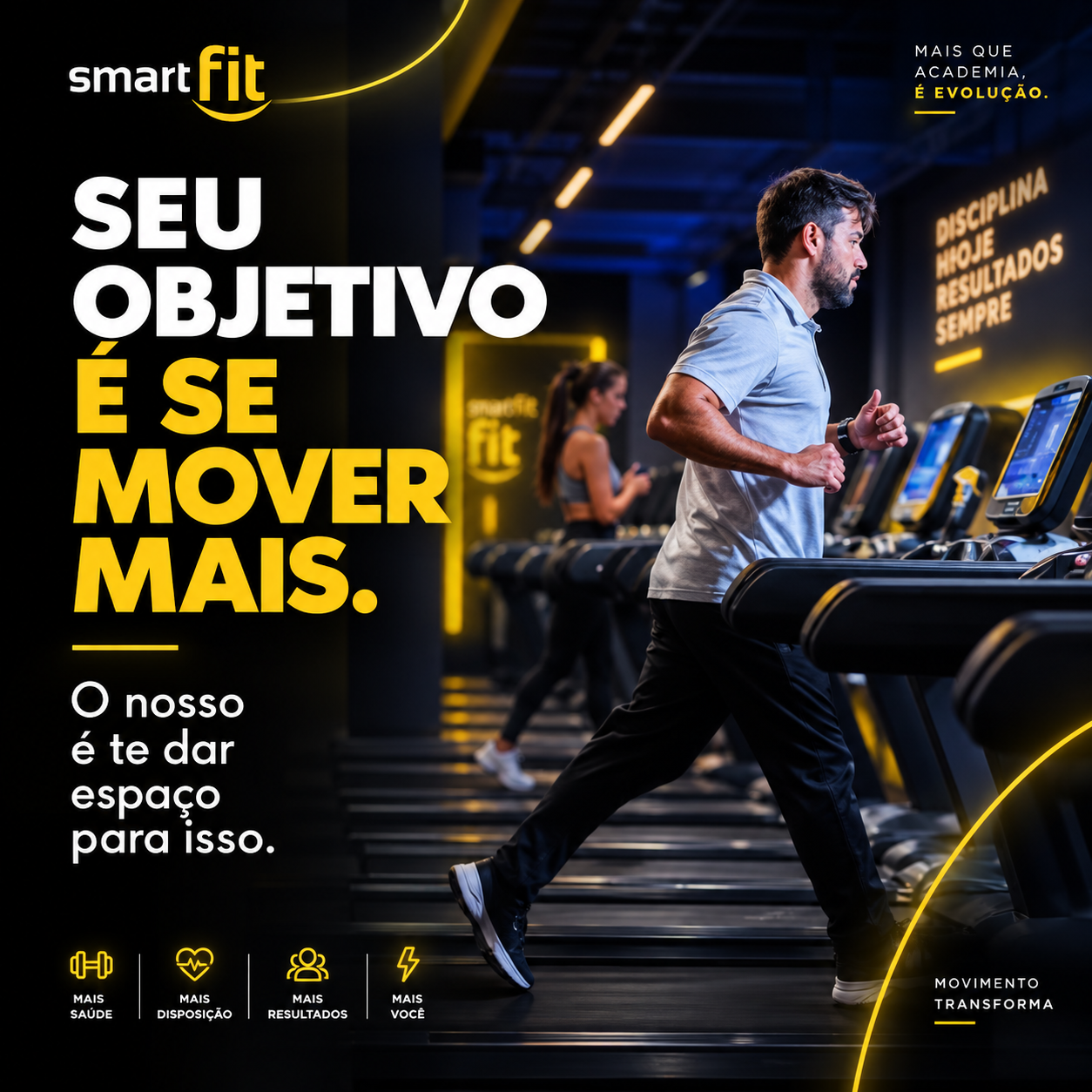 Post criado pela Frog Digital para Smart Fit — campanha de academia