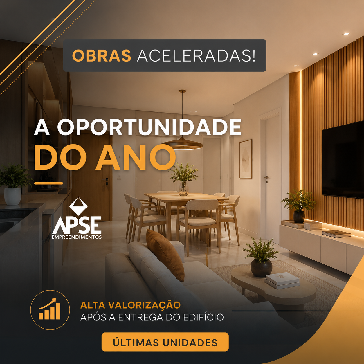Post criado pela Frog Digital para Apse Empreendimentos — lançamento imobiliário